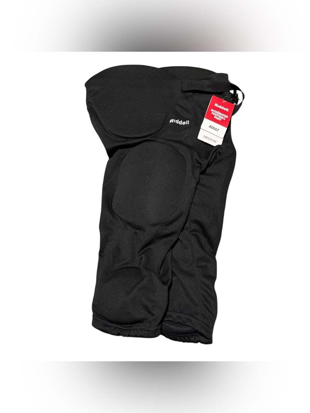 Riddell Integrated Football Pants Mens Medium Black 7 Pad Adult Belted Gear